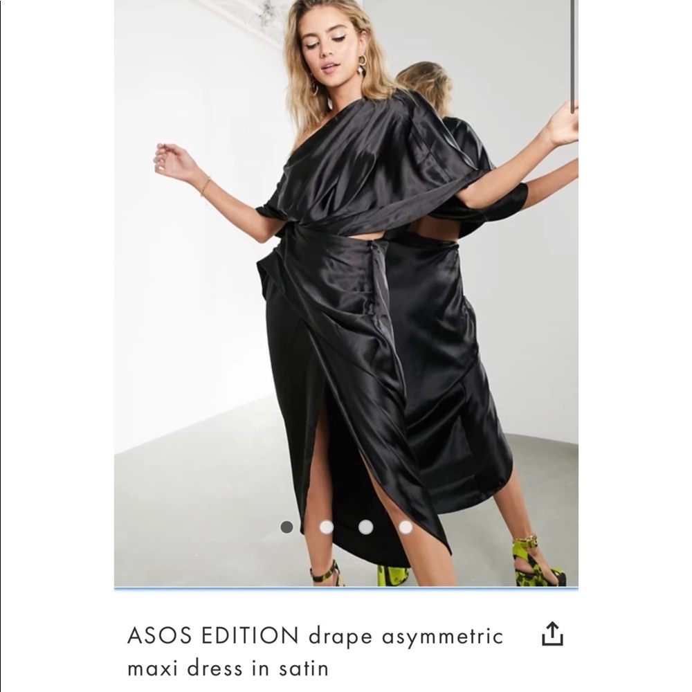Black Satin Dress
